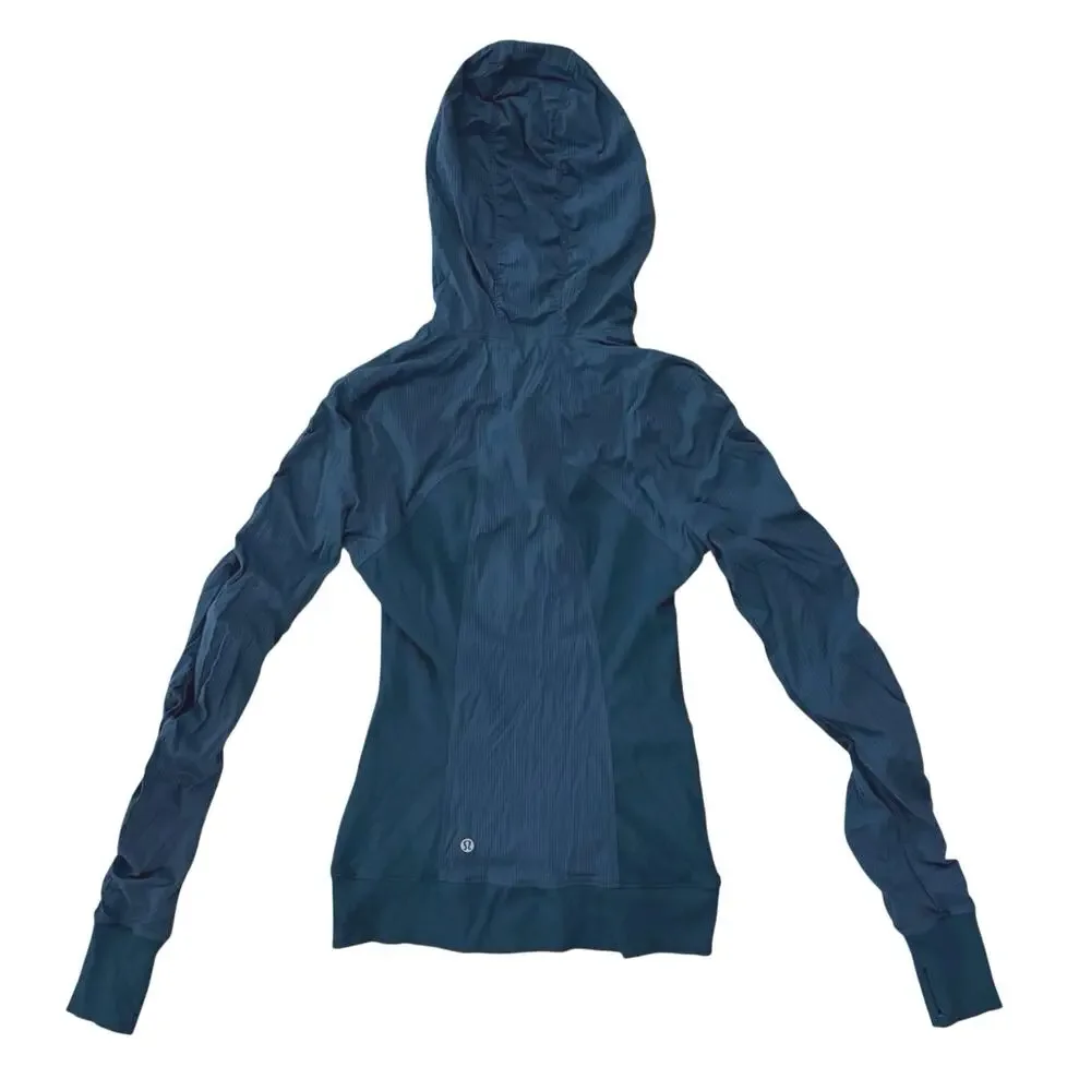 Lululemon Dance Studio Jacket Reversible Blue Size 4